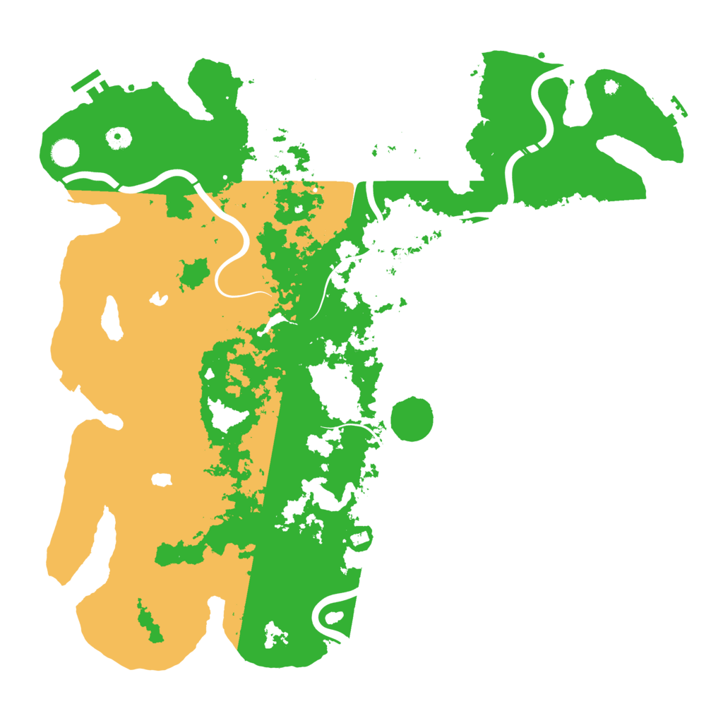 Biome Rust Map: Procedural Map, Size: 4500, Seed: 2753976