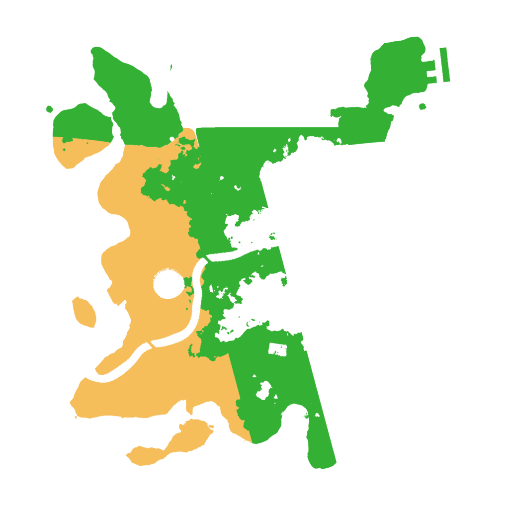 Biome Rust Map: Procedural Map, Size: 3000, Seed: 281373431