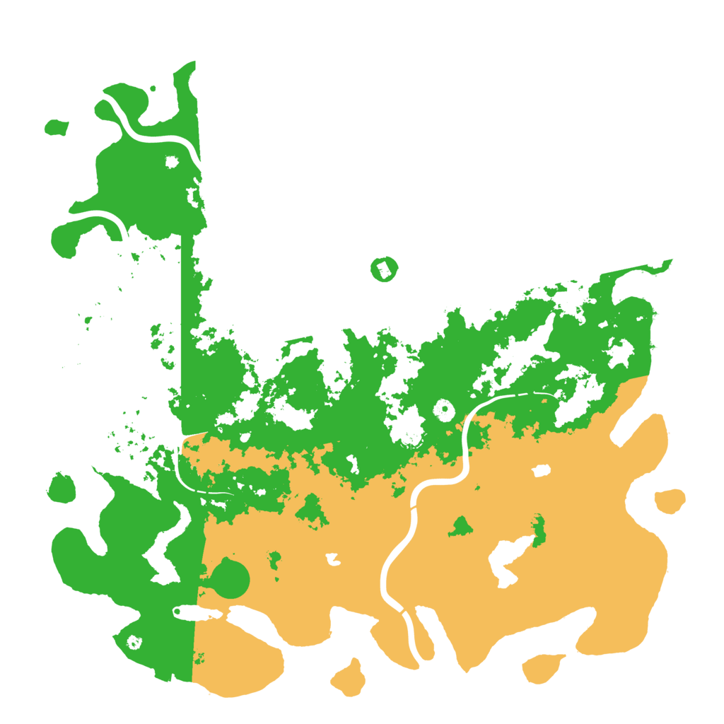 Biome Rust Map: Procedural Map, Size: 5000, Seed: 28344754