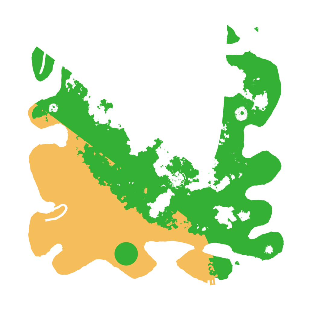 Biome Rust Map: Procedural Map, Size: 3500, Seed: 848713843