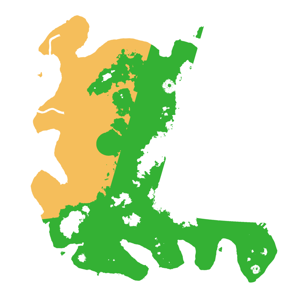 Biome Rust Map: Procedural Map, Size: 3500, Seed: 73002303