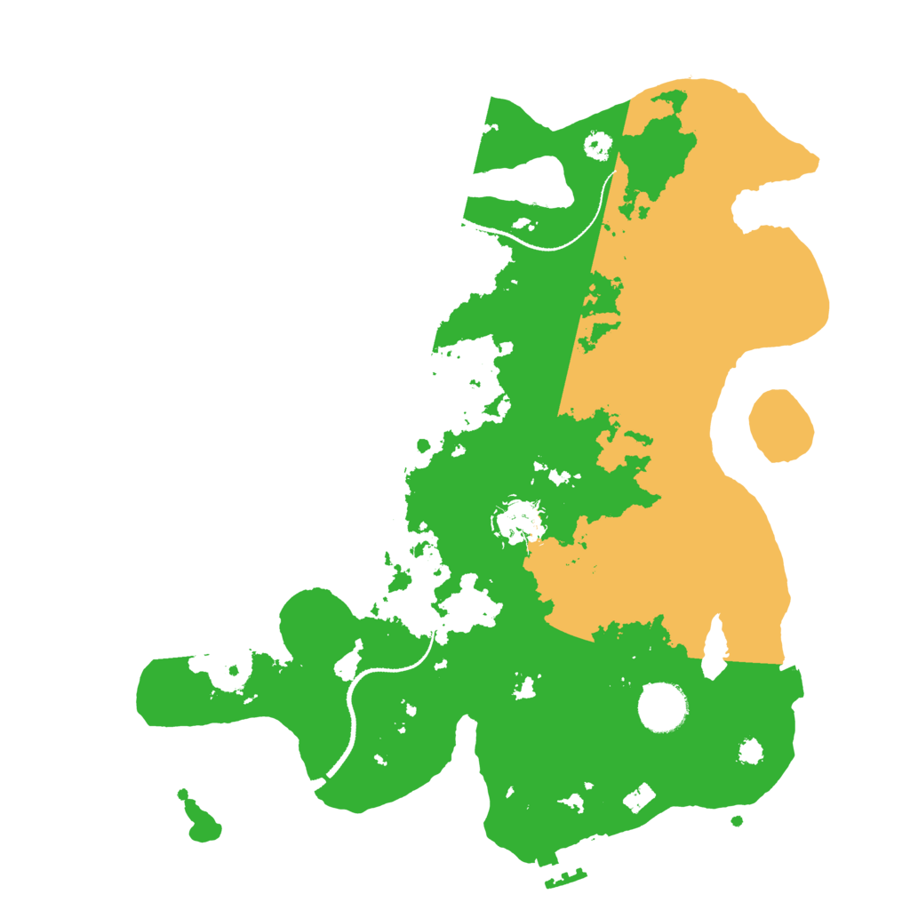 Biome Rust Map: Procedural Map, Size: 3250, Seed: 659237212