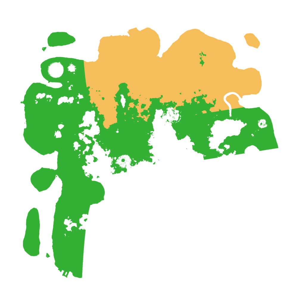 Biome Rust Map: Procedural Map, Size: 3500, Seed: 1315