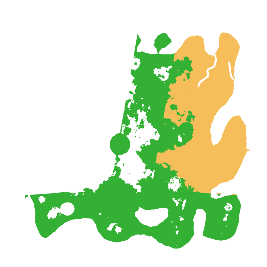 Biome Rust Map: Procedural Map, Size: 3500, Seed: 84461248