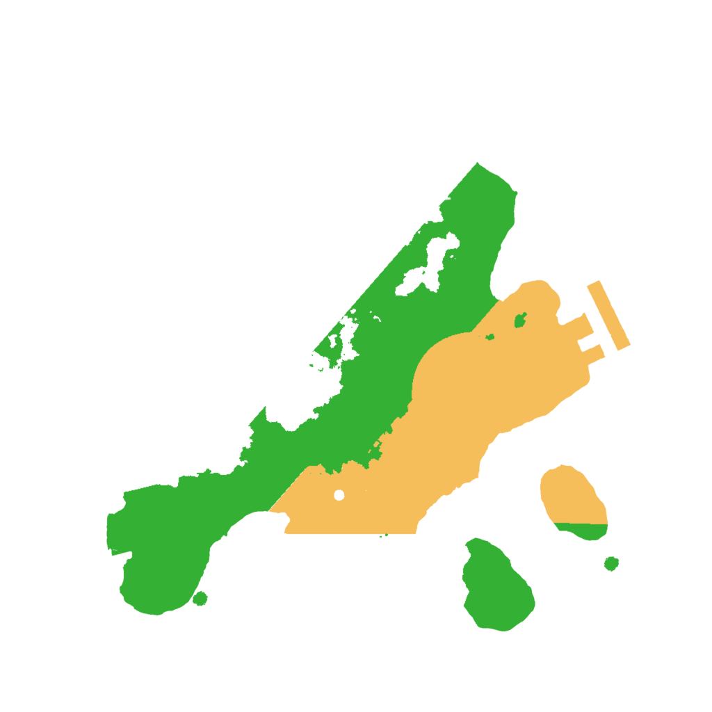 Biome Rust Map: Procedural Map, Size: 2000, Seed: 183