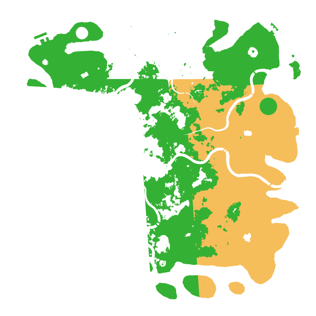 Biome Rust Map: Procedural Map, Size: 4800, Seed: 813860408