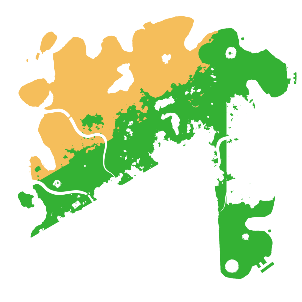 Biome Rust Map: Procedural Map, Size: 4000, Seed: 990220