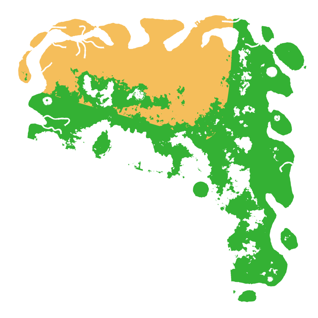 Biome Rust Map: Procedural Map, Size: 5465, Seed: 2147483647