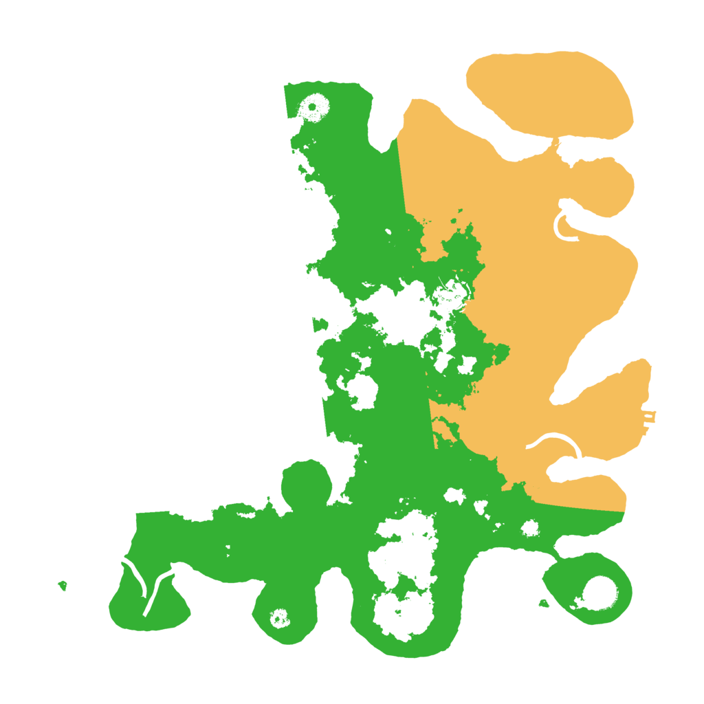Biome Rust Map: Procedural Map, Size: 3700, Seed: 195466443