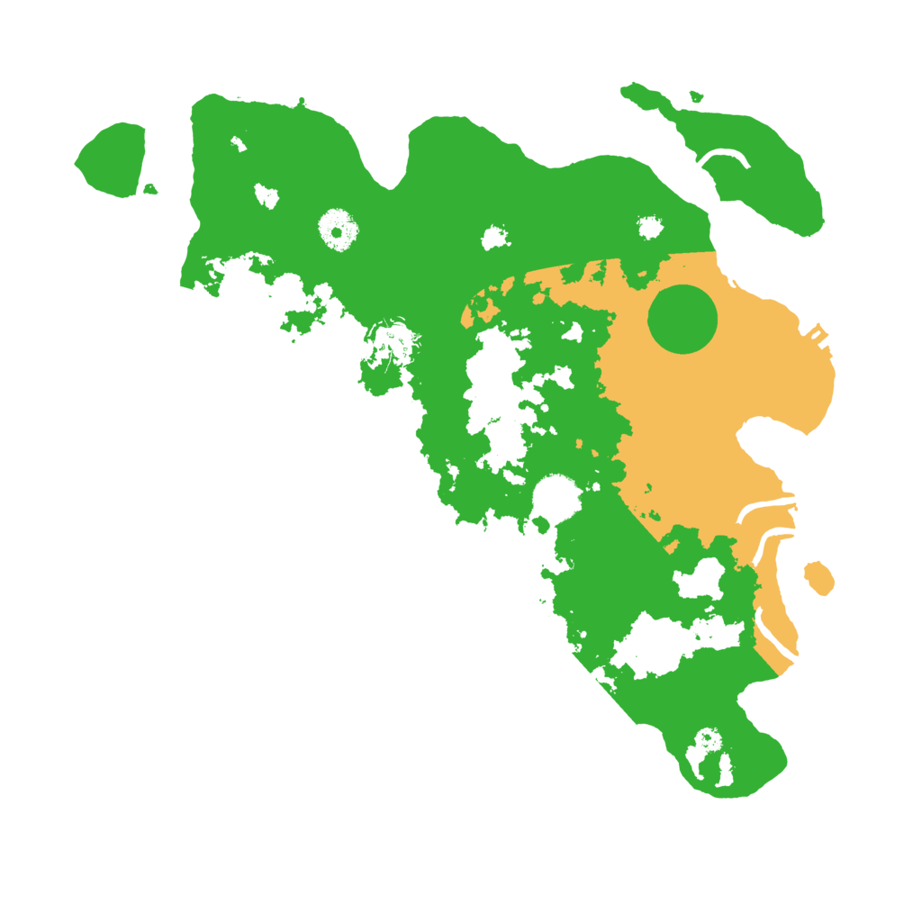 Biome Rust Map: Procedural Map, Size: 3500, Seed: 274803539