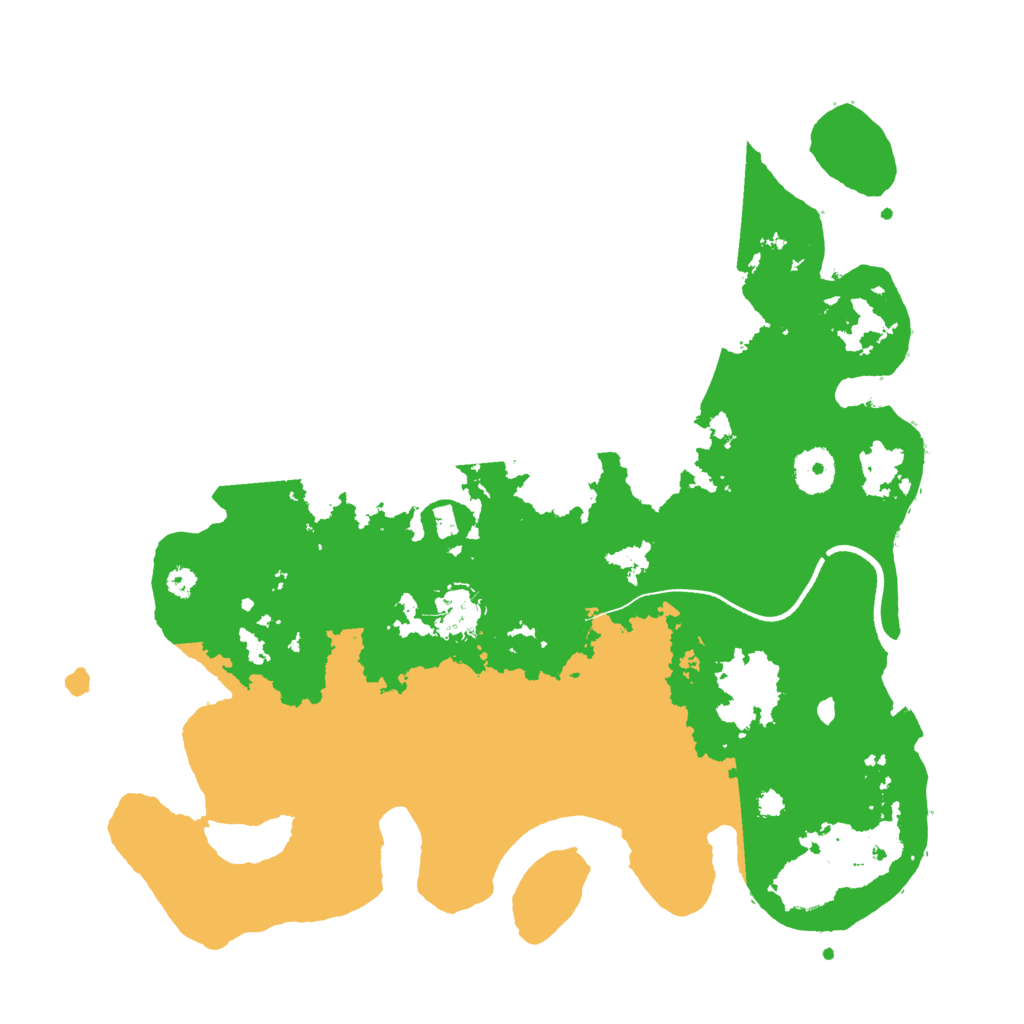 Biome Rust Map: Procedural Map, Size: 3500, Seed: 339505360