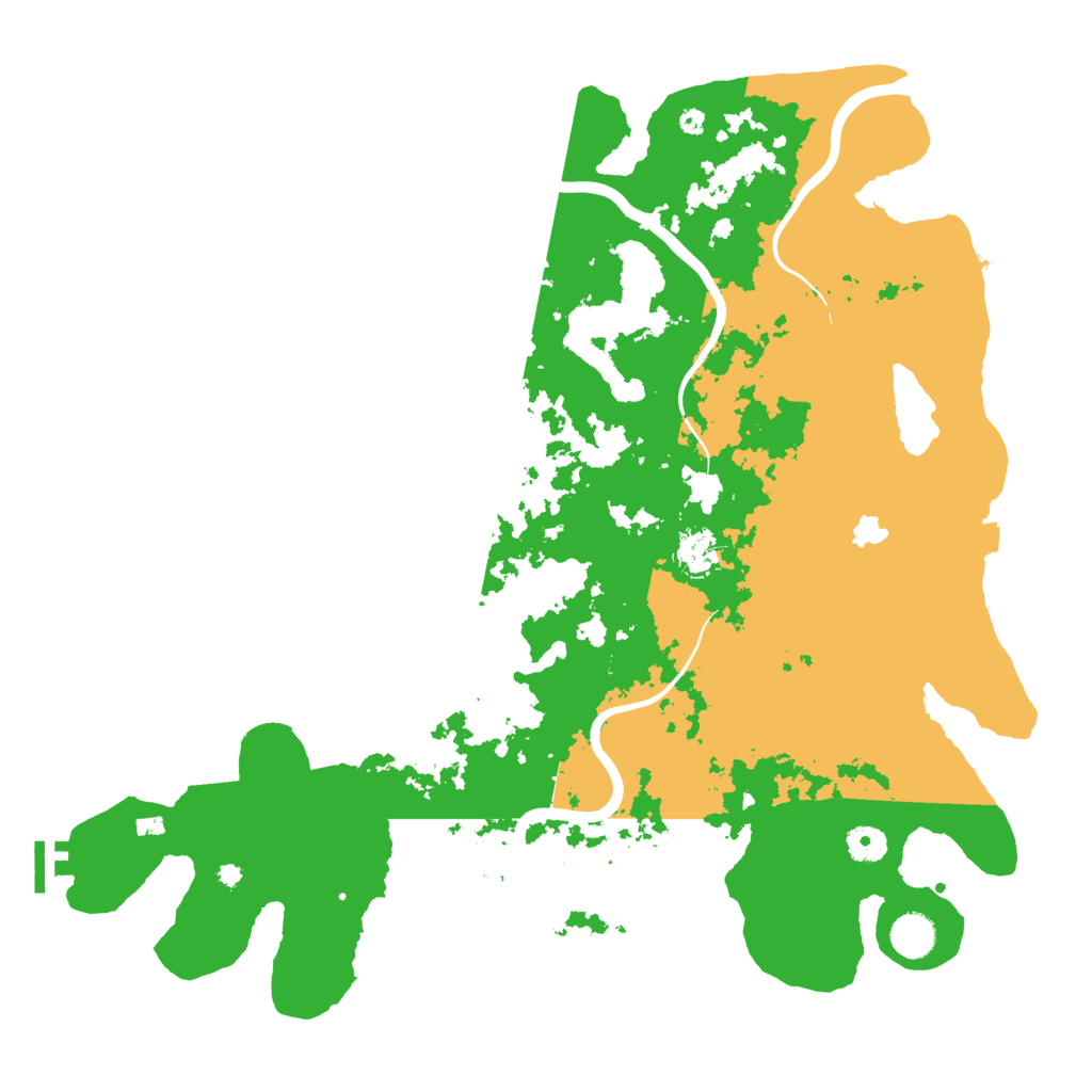 Biome Rust Map: Procedural Map, Size: 4250, Seed: 778717445