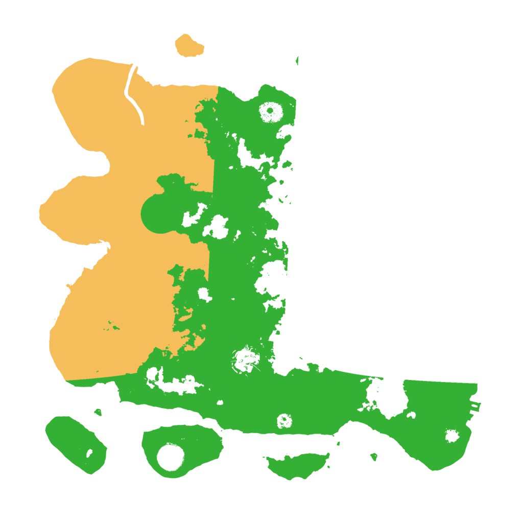 Biome Rust Map: Procedural Map, Size: 3500, Seed: 279535534
