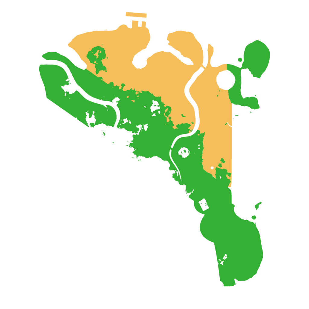 Biome Rust Map: Procedural Map, Size: 3000, Seed: 1221184225