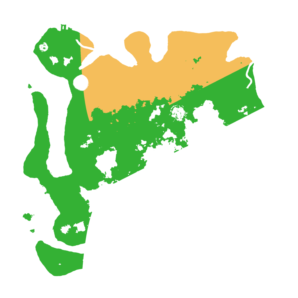 Biome Rust Map: Procedural Map, Size: 3500, Seed: 450676103