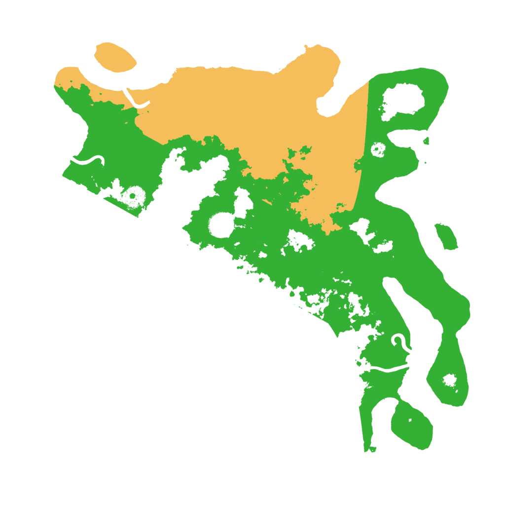 Biome Rust Map: Procedural Map, Size: 3500, Seed: 1085752285