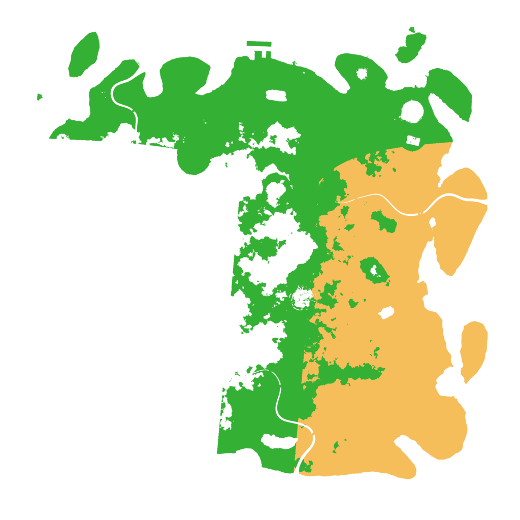 Biome Rust Map: Procedural Map, Size: 4250, Seed: 704752416