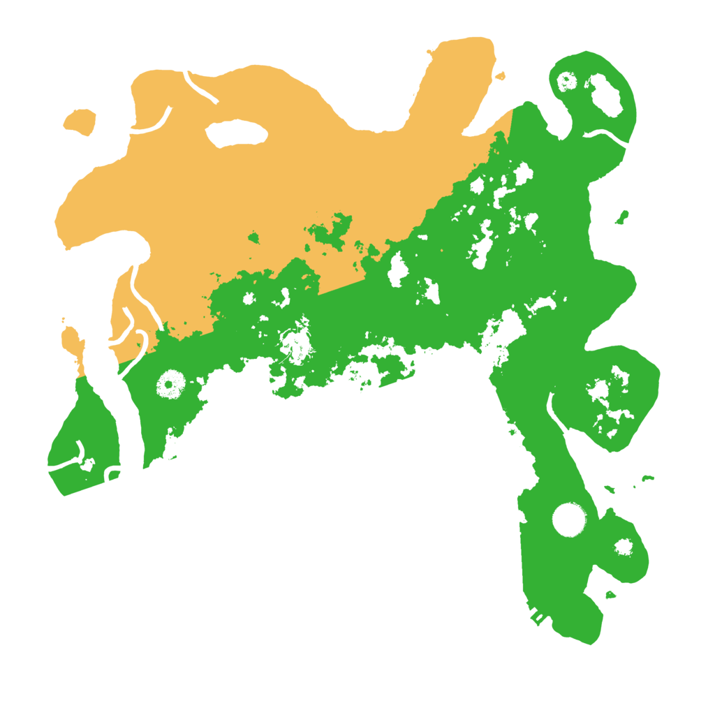Biome Rust Map: Procedural Map, Size: 3750, Seed: 65566