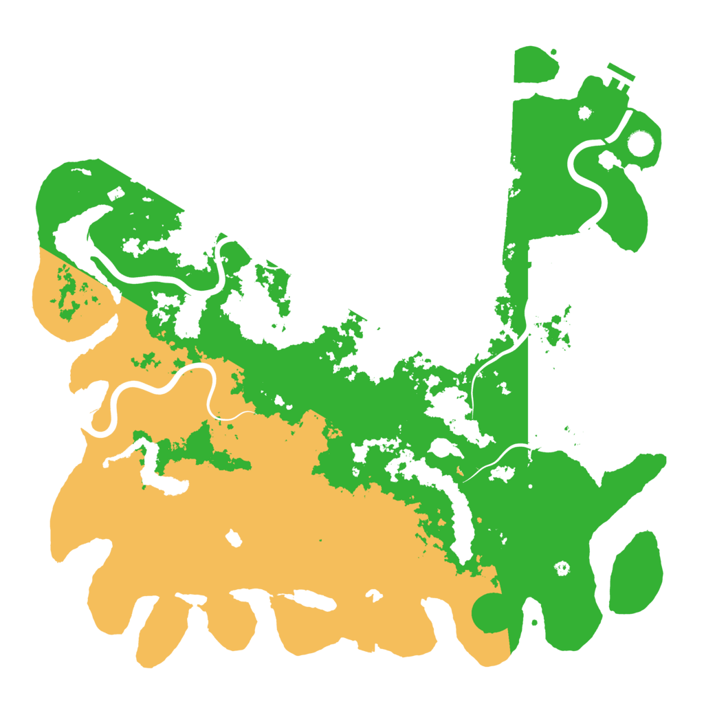 Biome Rust Map: Procedural Map, Size: 4800, Seed: 1885010643