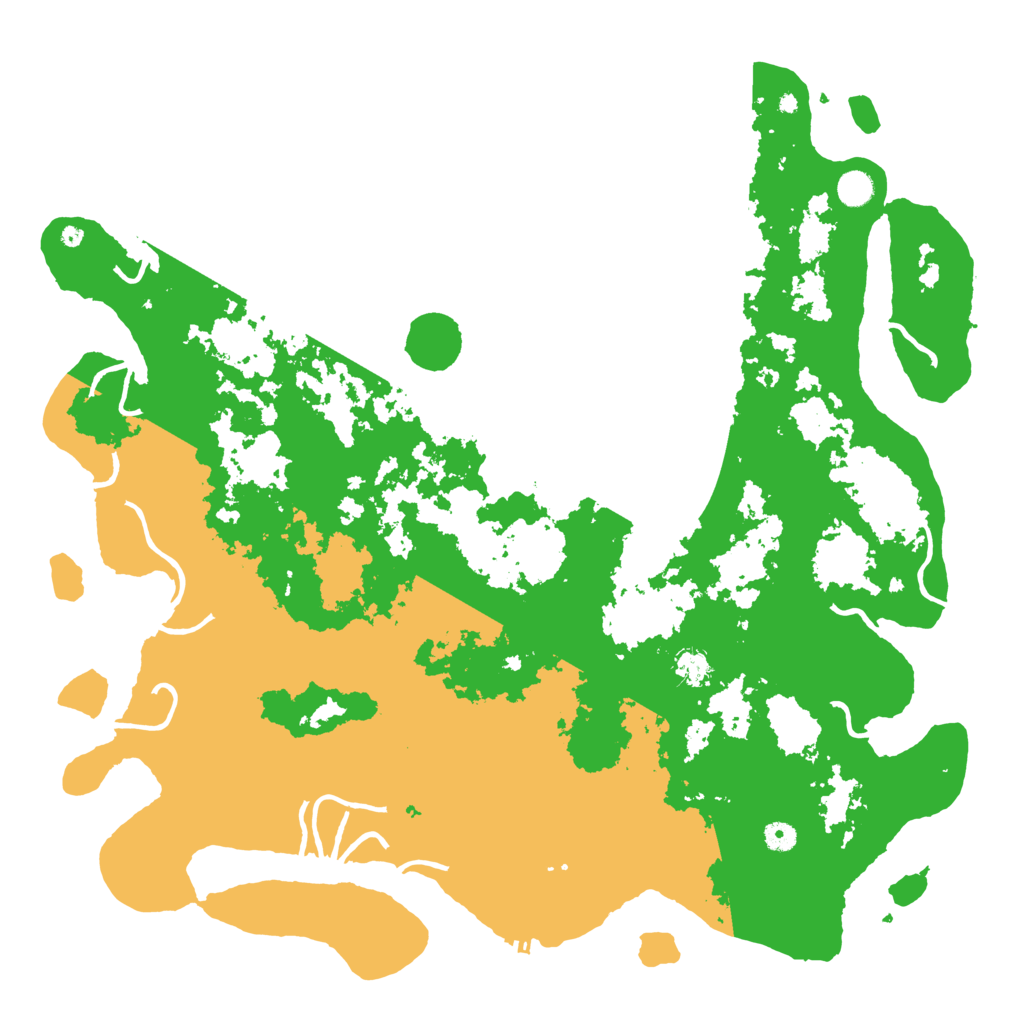 Biome Rust Map: Procedural Map, Size: 5000, Seed: 762687670