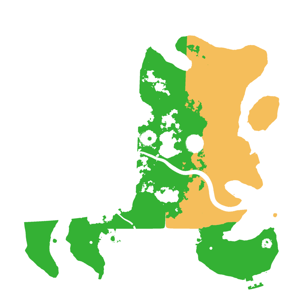 Biome Rust Map: Procedural Map, Size: 3000, Seed: 1988310187