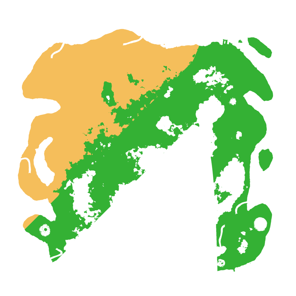 Biome Rust Map: Procedural Map, Size: 4000, Seed: 14576