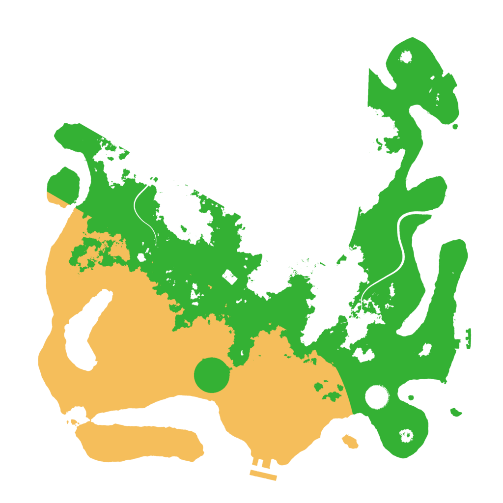 Biome Rust Map: Procedural Map, Size: 3750, Seed: 1381979438