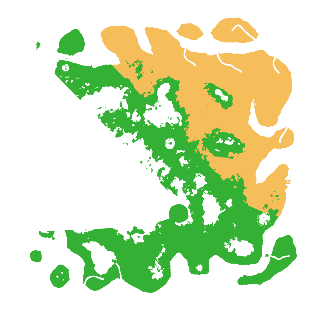 Biome Rust Map: Procedural Map, Size: 4500, Seed: 1208608938
