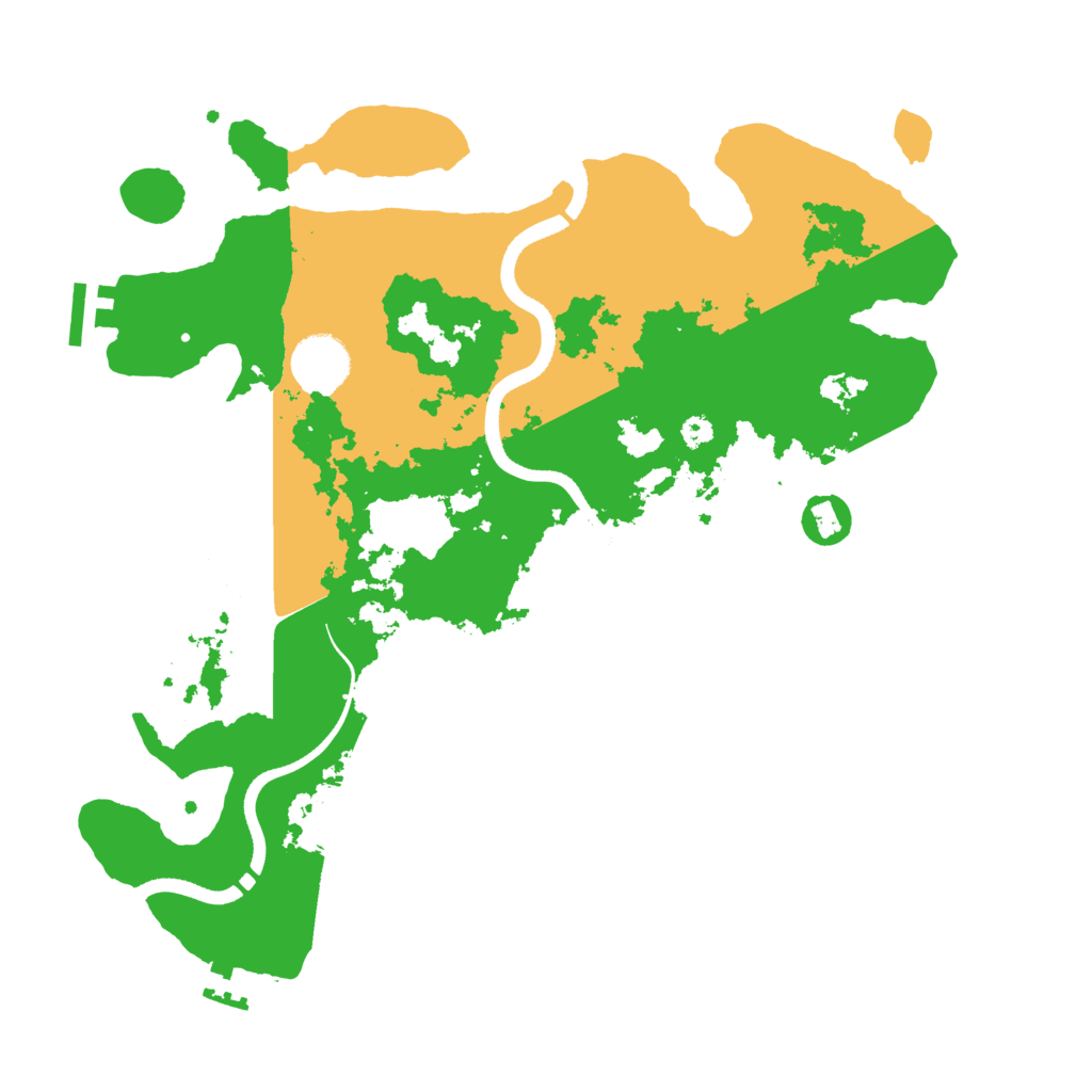 Biome Rust Map: Procedural Map, Size: 3500, Seed: 729668235