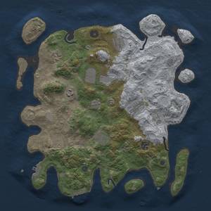 Thumbnail Rust Map: Procedural Map, Size: 3700, Seed: 192463441, 16 Monuments