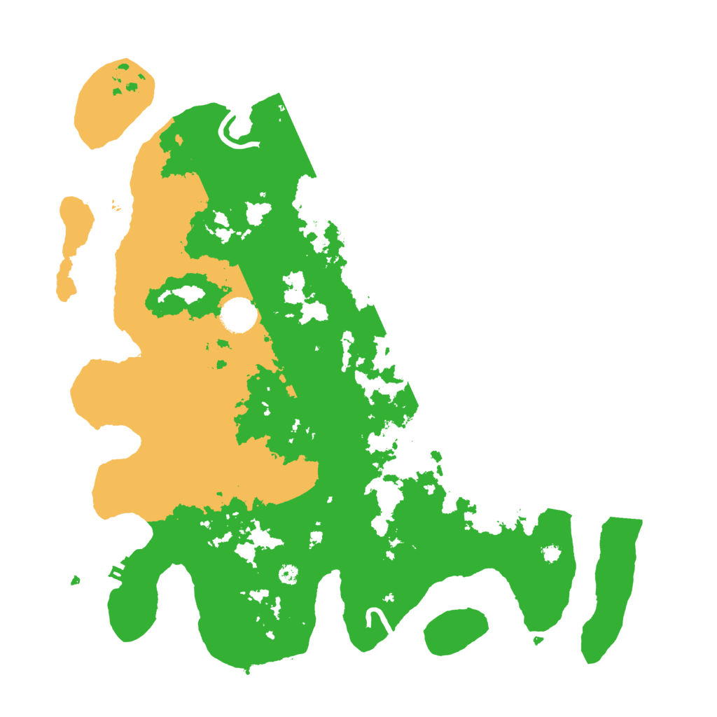 Biome Rust Map: Procedural Map, Size: 3700, Seed: 192463441