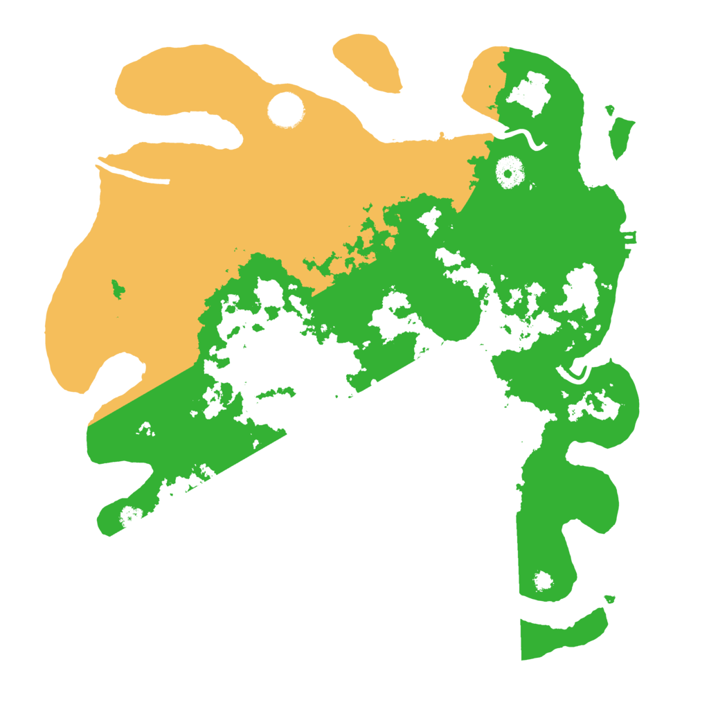 Biome Rust Map: Procedural Map, Size: 3500, Seed: 15594268