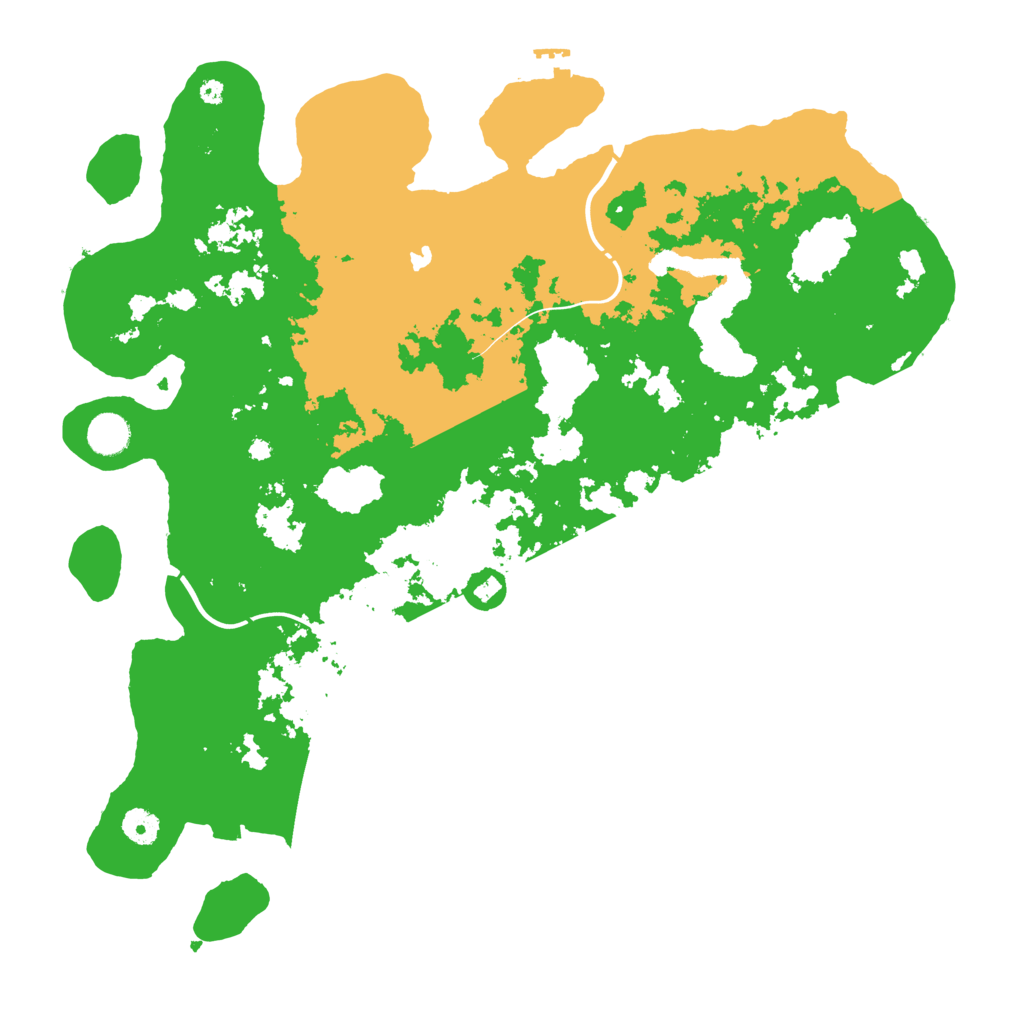 Biome Rust Map: Procedural Map, Size: 4250, Seed: 42678161
