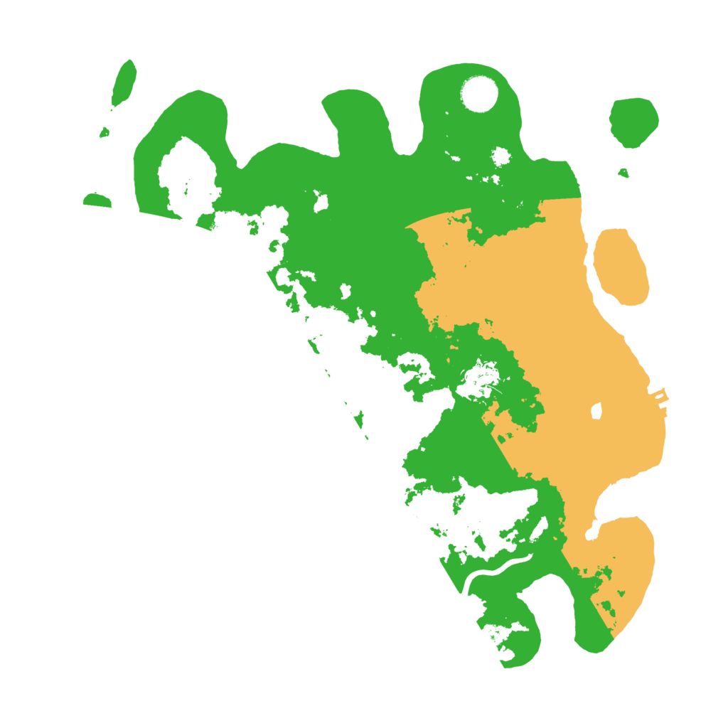 Biome Rust Map: Procedural Map, Size: 3500, Seed: 1350066579