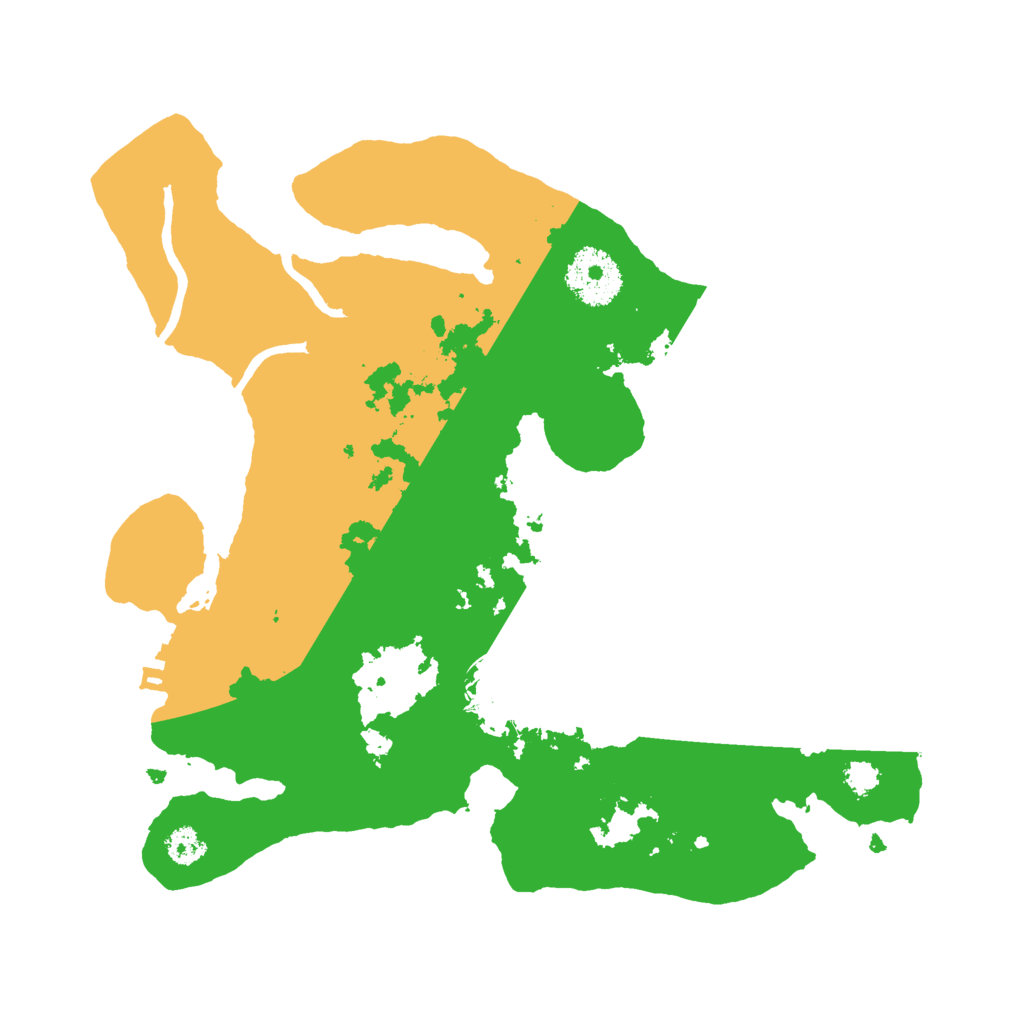 Biome Rust Map: Procedural Map, Size: 2800, Seed: 2372