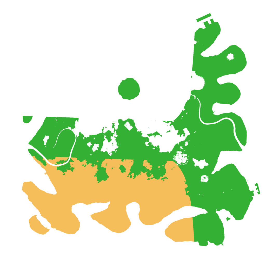 Biome Rust Map: Procedural Map, Size: 3500, Seed: 1268231650