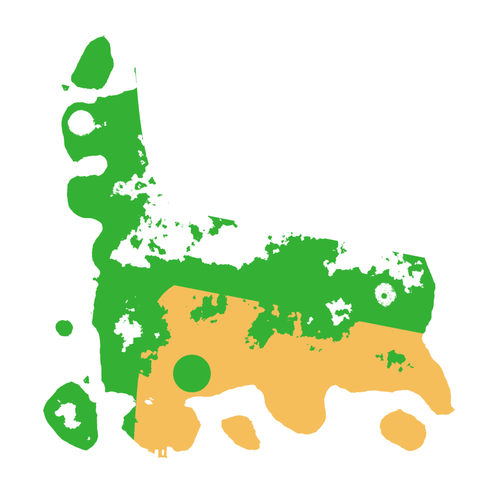 Biome Rust Map: Procedural Map, Size: 3500, Seed: 66088144