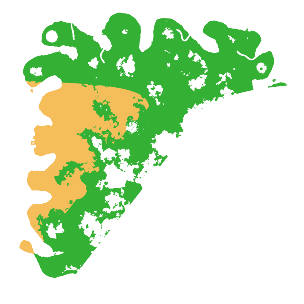 Biome Rust Map: Procedural Map, Size: 4500, Seed: 3778