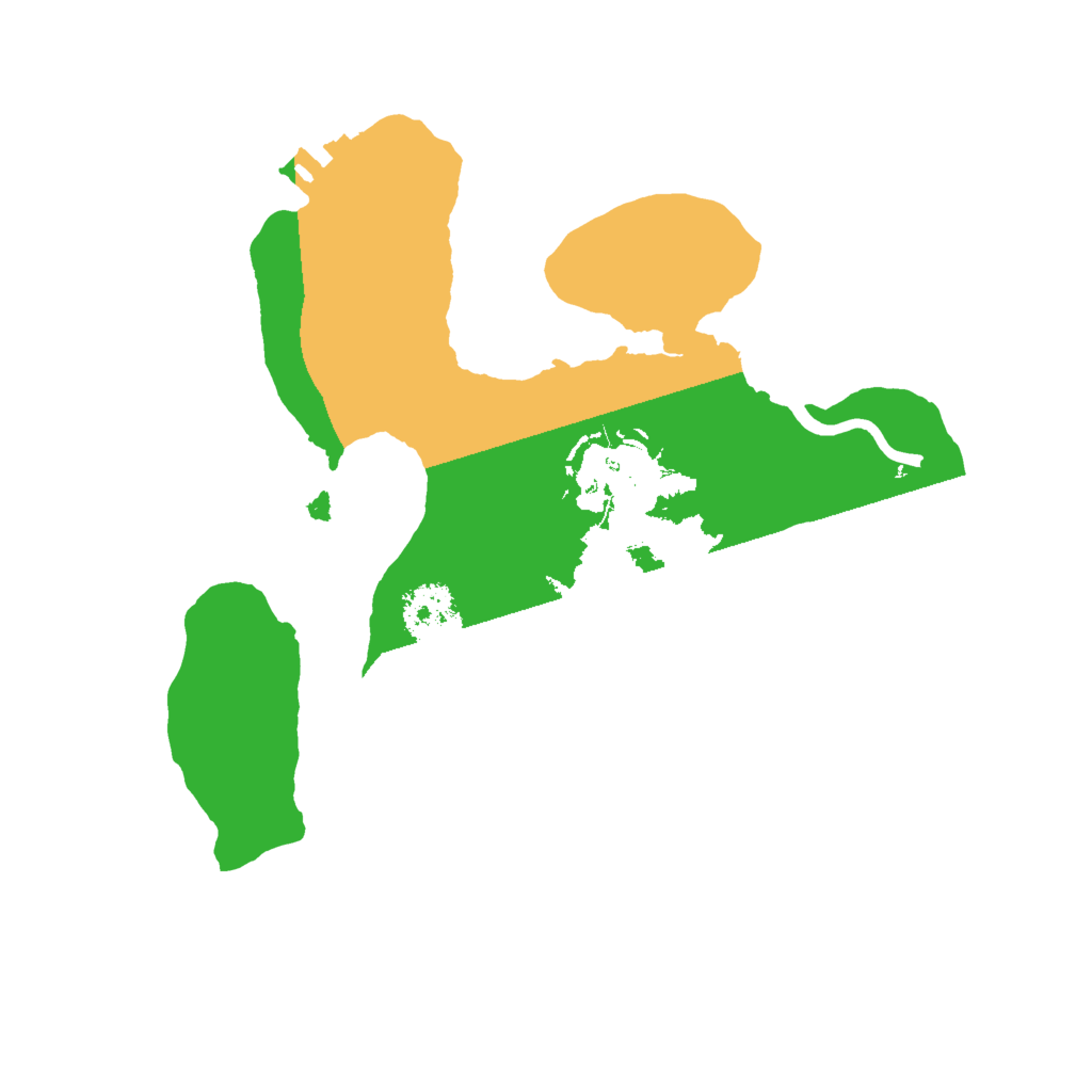 Biome Rust Map: Procedural Map, Size: 2000, Seed: 212121