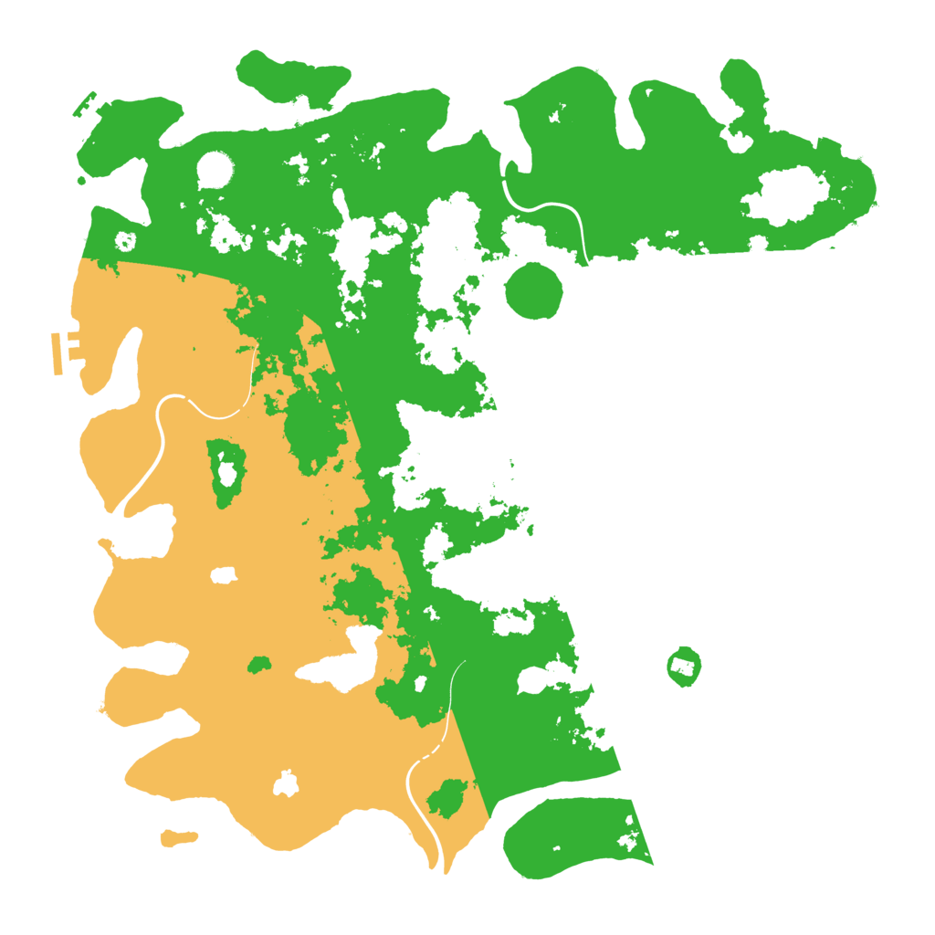 Biome Rust Map: Procedural Map, Size: 4500, Seed: 9166031