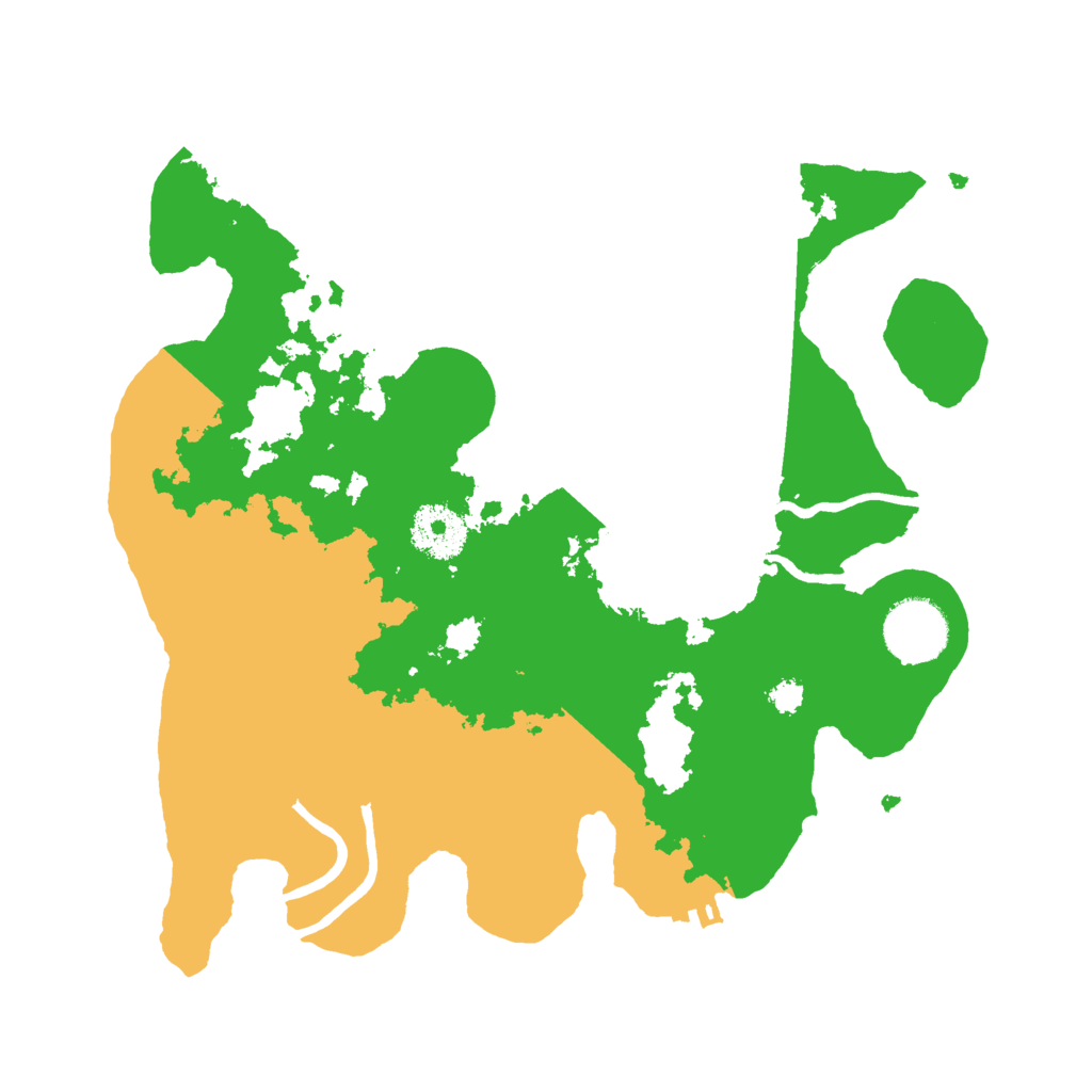 Biome Rust Map: Procedural Map, Size: 3000, Seed: 4355