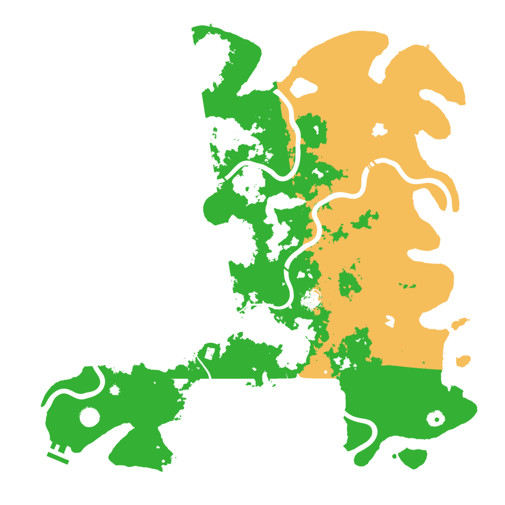 Biome Rust Map: Procedural Map, Size: 4500, Seed: 903061667