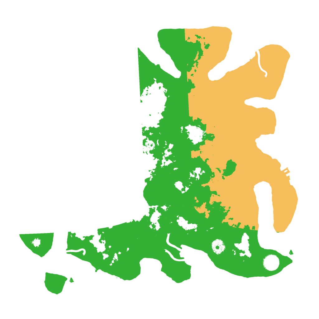 Biome Rust Map: Procedural Map, Size: 3500, Seed: 709817633