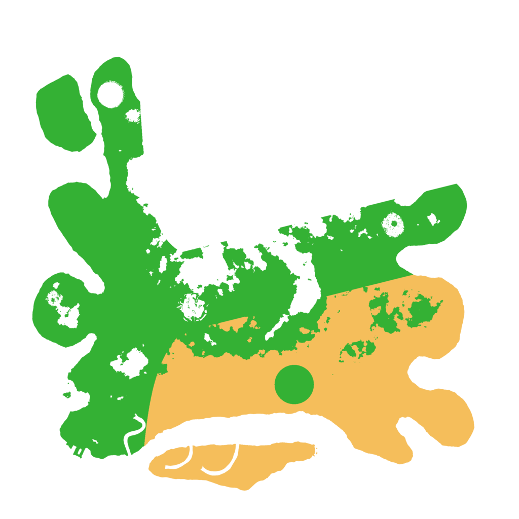 Biome Rust Map: Procedural Map, Size: 3500, Seed: 858307077