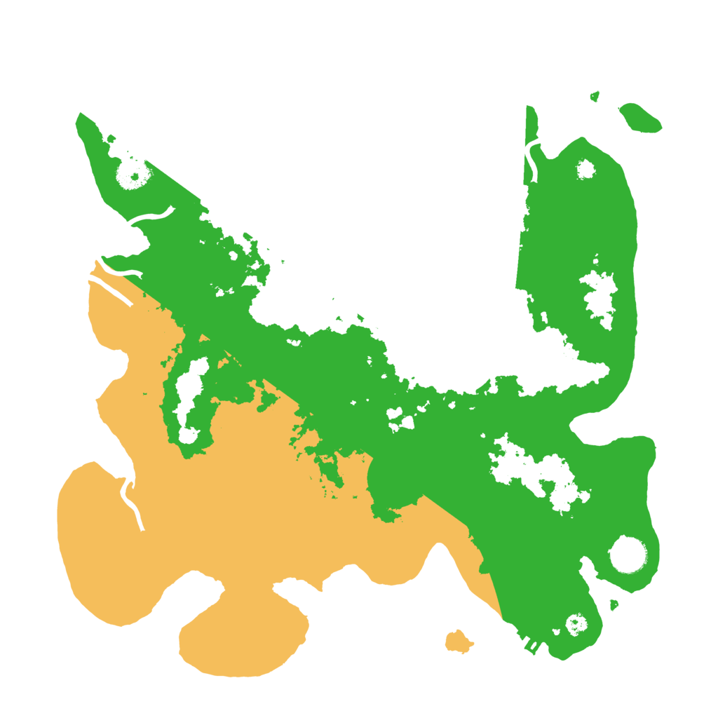Biome Rust Map: Procedural Map, Size: 3500, Seed: 198068603