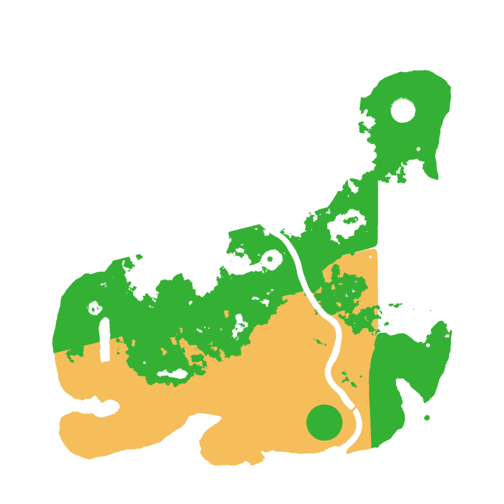 Biome Rust Map: Procedural Map, Size: 3700, Seed: 1874588793