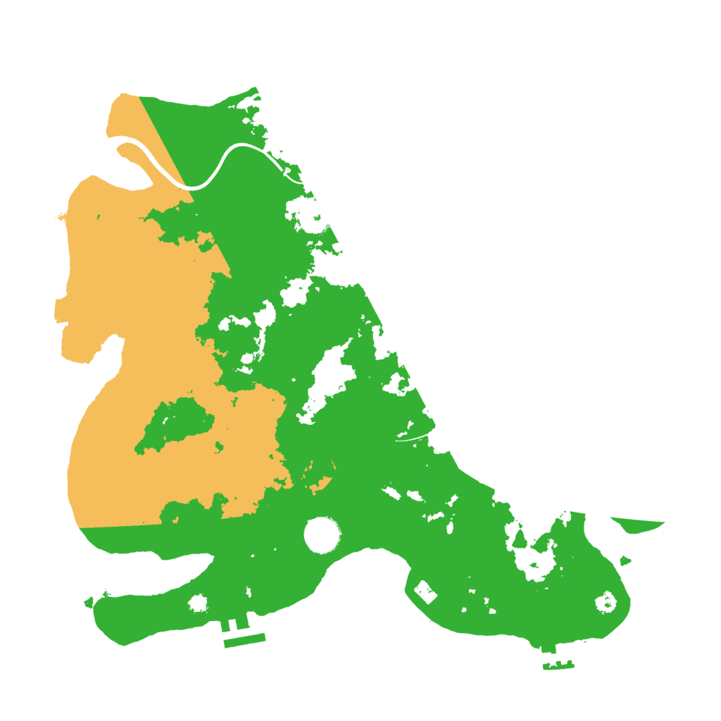 Biome Rust Map: Procedural Map, Size: 3500, Seed: 1006884688