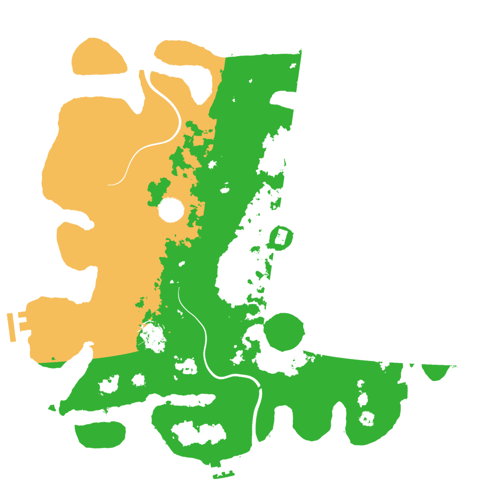 Biome Rust Map: Procedural Map, Size: 3500, Seed: 4355201