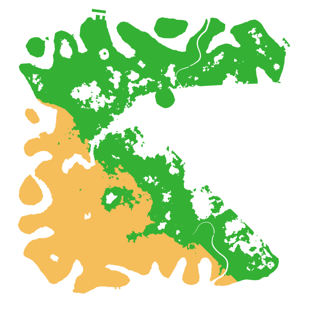 Biome Rust Map: Procedural Map, Size: 4500, Seed: 1619599285