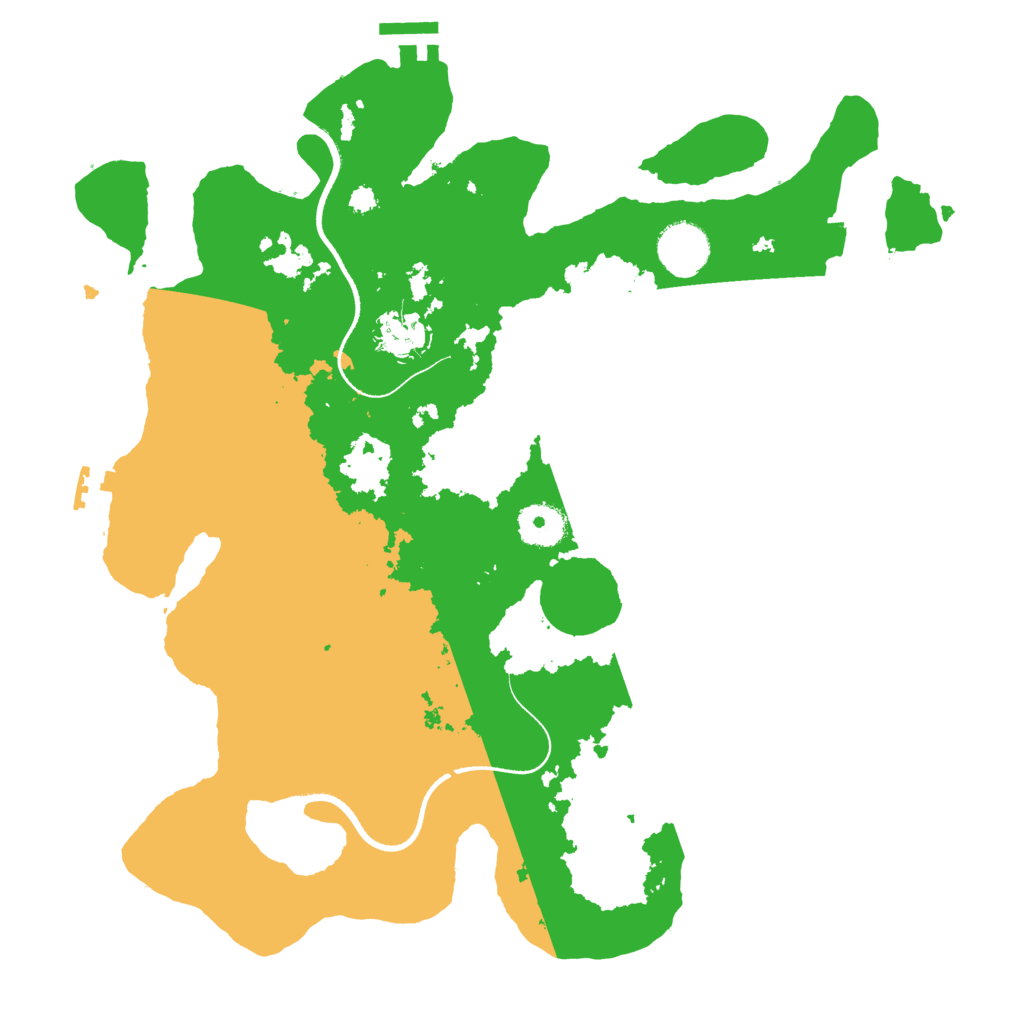 Biome Rust Map: Procedural Map, Size: 3500, Seed: 361219454